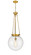 Essex One Light Pendant in Satin Gold (405|221-1P-SG-G204-16)