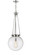 Essex One Light Pendant in Polished Chrome (405|221-1P-PC-G204-16)