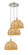 Ballston Three Light Pendant in Polished Nickel (405|113B-3P-PN-RBD-12-NAT)