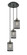 Downtown Urban LED Pendant in Black Antique Brass (405|113B-3P-BAB-M18-BK)