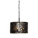 Estela Three Light Pendant in Matte Black/French Gold (137|380P03MBFG)