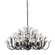 Wildflower Eight Light Chandelier in Matte Black (137|378C08MB)