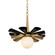 Daphne One Light Pendant in Matte Black/French Gold (137|372P01MMBFG)