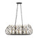 Bask Six Light Linear Pendant in Matte Black/French Gold (137|271N06MBFG)