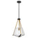 Starlight One Light Pendant in Matte Black / Natural Brass (72|60-7687)