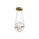 Aries LED Pendant in Brushed Gold (347|PD76708-BG)
