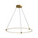 Bruni LED Pendant in Black|Brushed Gold (347|PD24732-BG)