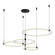Bruni LED Chandelier in Black (347|CH24755-BK)