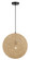 Entwined One Light Pendant in Coal Black (42|P5570-66A)
