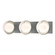 Brooklyn Brooklyn 3-Light Straight Double Shade Bath Sconce in Vintage Platinum (39|201378-SKT-82-02-GG0711)