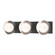 Brooklyn Brooklyn 3-Light Straight Double Shade Bath Sconce in Black (39|201378-SKT-10-02-GG0711)