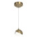Brooklyn One Light Pendant in Soft Gold (39|161183-SKT-STND-84-02-GG0711)