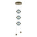 Abacus Abacus 3-Light LED Pendant in Soft Gold (39|139059-LED-STND-84-YL0668)