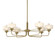 Nola Six Light Pendant in Modern Brass (39|137840-SKT-MULT-86-WC0593)