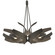 Corona Corona Large Pendant in Natural Iron (39|136505-SKT-MULT-20-YE0377)