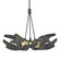Corona Six Light Pendant in Black (39|136502-SKT-MULT-10-BR-YE0352)