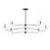 Willow Six Light Chandelier in Dark Smoke (39|136352-SKT-MULT-07)