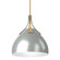 Summit One Light Pendant in Modern Brass (39|134502-SKT-MULT-86-82)