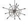 Olympus Olympus 12-Light Starburst Pendant in Dark Smoke (39|131604-SKT-MULT-07)