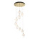 Chrysalis Chrysalis 9-Light Small Crystal Pendant in Modern Brass (39|131140-SKT-STND-86-WP0754)