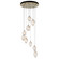 Chrysalis Chrysalis 9-Light Small Crystal Pendant in Modern Brass (39|131140-SKT-LONG-86-WP0754)