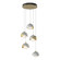 Brooklyn Brooklyn 5-Light Double Shade Pendant in Modern Brass (39|131125-SKT-STND-86-82-GG0711)