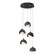 Brooklyn Brooklyn 5-Light Double Shade Pendant in Black (39|131125-SKT-STND-10-20-GG0711)