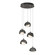 Brooklyn Brooklyn 5-Light Double Shade Pendant in Dark Smoke (39|131125-SKT-STND-07-89-GG0711)