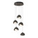 Brooklyn Brooklyn 5-Light Double Shade Pendant in Bronze (39|131125-SKT-STND-05-07-GG0711)