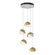 Brooklyn Brooklyn 5-Light Double Shade Pendant in White (39|131125-SKT-STND-02-86-GG0711)