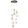 Exos Glass LED Pendant in Modern Brass (39|131124-SKT-STND-86-GG0065)