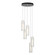 Exos Glass Exos Glass 5-Light Pendant in Vintage Platinum (39|131124-SKT-STND-82-GG0065)