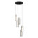 Exos Glass Exos Glass 5-Light Pendant in Black (39|131124-SKT-STND-10-GG0065)