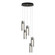 Exos Glass Exos Glass 5-Light Pendant in Dark Smoke (39|131124-SKT-STND-07-ZM0065)