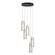 Exos Glass Exos Glass 5-Light Pendant in Bronze (39|131124-SKT-STND-05-GG0065)