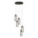 Exos Glass Exos Glass 5-Light Pendant in Bronze (39|131124-SKT-STND-05-ZM0065)