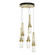 Link Link 5-Light Blown Glass Pendant in Modern Brass (39|131120-SKT-STND-86-YG0434)