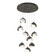 Brooklyn Brooklyn 9-Light Double Shade Pendant in Dark Smoke (39|131105-SKT-STND-07-02-GG0711)