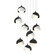 Brooklyn LED Pendant in Black (39|131105-SKT-LONG-10-02-GG0711)