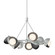 Brooklyn Nine Light Pendant in Vintage Platinum (39|131068-SKT-MULT-82-89-GG0711)