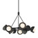 Brooklyn Brooklyn 9-Light Double Shade Ring Pendant in Black (39|131068-SKT-MULT-10-20-GG0711)