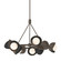 Brooklyn Brooklyn 9-Light Double Shade Ring Pendant in Bronze (39|131068-SKT-MULT-05-10-GG0711)