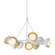 Brooklyn Brooklyn 9-Light Double Shade Ring Pendant in White (39|131068-SKT-MULT-02-86-GG0711)