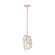 Heera One Light Pendant in Brass (40|46463-012)