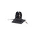 2In Fq Shallow LED Downlight Trim in Black (34|R2FSD1T-WD-BK)