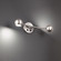 Duplex LED Bed Task Light in Brushed Nickel (34|BL-67320-BN)