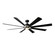 Aura 72'' Ceiling Fan in Brushed Nickel/Matte Black (441|FR-W2303-72L27BNMB)