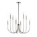 Ulla Eight Light Chandelier in Polished Nickel (45|EC89895/8)