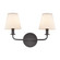 Hoyle Two Light Vanity in Matte Black (45|89781/2)