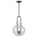 Monica One Light Pendant in Matte Black (45|82303/1)